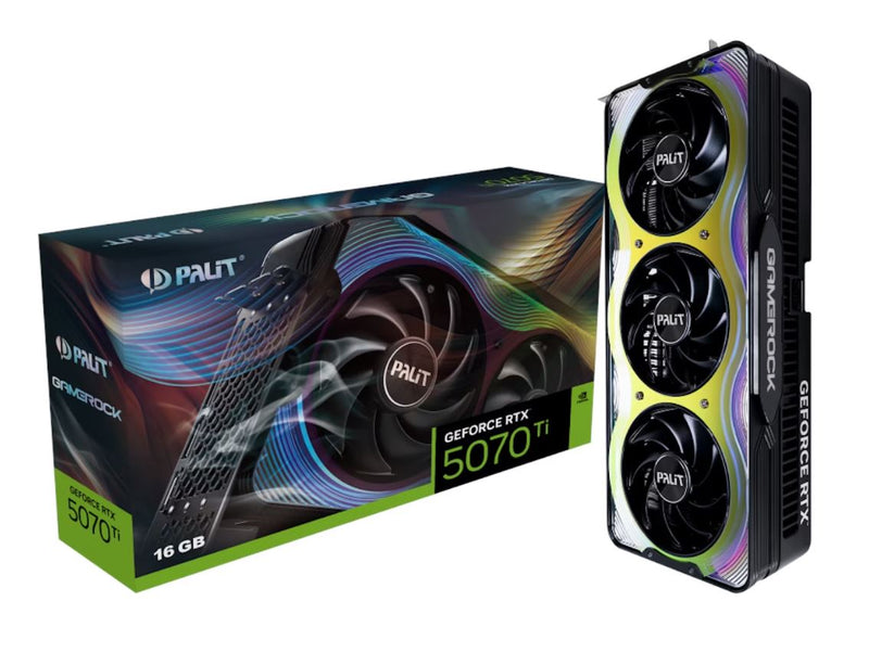 Palit GeForce RTX 5070 Ti GameRock 16GB GDDR7 PCI-Express Graphics Card