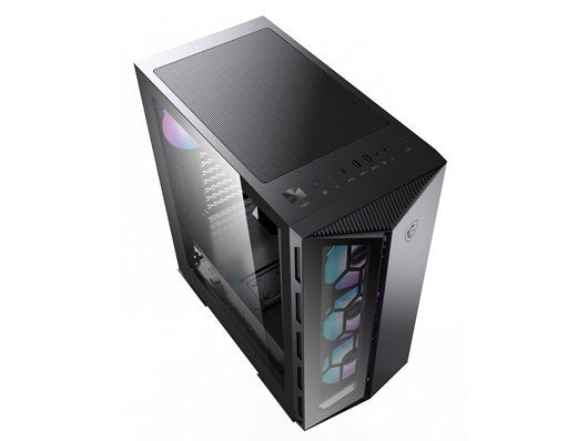 MSI MPG Gungnir 110R Mid-Tower ARGB Gaming Case - Black Tempered Glass