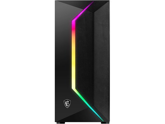 MSI MAG Vampiric 100R Mid-Tower Gaming Case - Black Tempered Glass