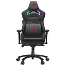 Asus ROG Chariot RGB Gaming Chair, Racing-Car Style, Steel Frame, PU Leather, Memory-Foam Lumbar, 4D Armrests, 145° Recline, Tilt & Class 4 Gas Lift