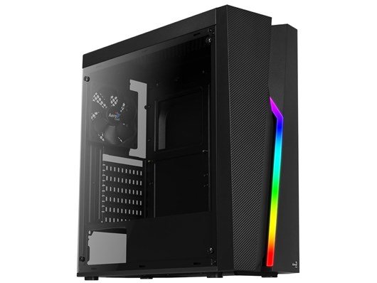 Aerocool Bolt RGB Midi-Tower - Black Window