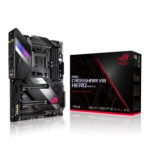 Asus ROG Crosshair VIII Hero Wi-Fi (AMD AM4) DDR4 X570 Chipset ATX Motherboard