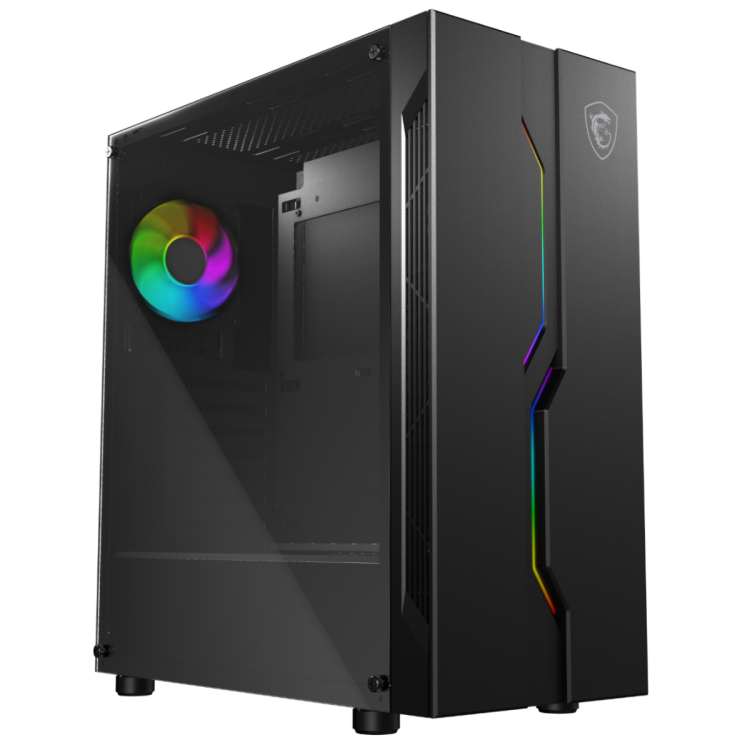 MAG VAMPIRIC 010 MID-TOWER ARGB GAMING CASE - BLACK TEMPERED GLASS