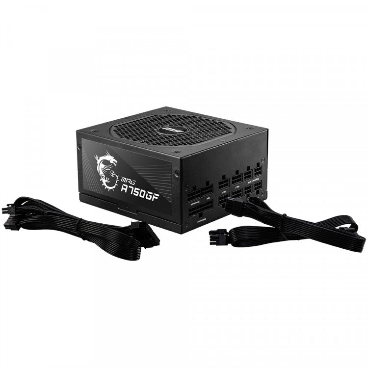 MSI MPG A750GF UK PSU 750W, 80 PLUS GOLD CERTIFIED, FULLY MODULAR