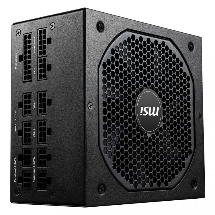 MSI MPG A850GF UK PSU 850W, 80 PLUS GOLD CERTIFIED, FULLY MODULAR