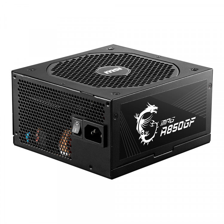 MSI MPG A850GF UK PSU 850W, 80 PLUS GOLD CERTIFIED, FULLY MODULAR