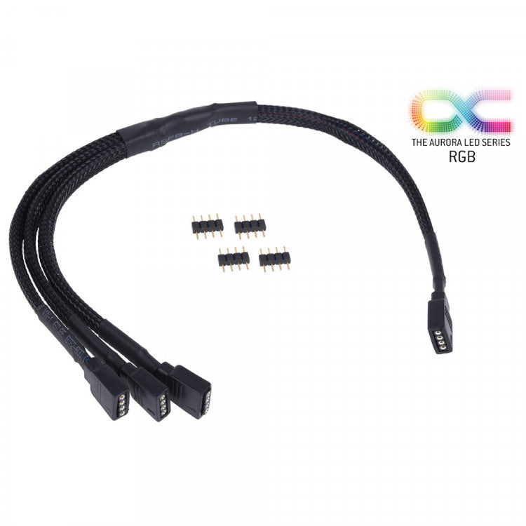 RGB 4 pin to 3x 4 pin Splitter Cable - 60cm