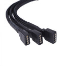 RGB 4 pin to 3x 4 pin Splitter Cable - 60cm