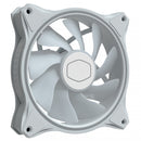 COOLER MASTER MASTERFAN MF120 HALO ARGB LED PWM WHITE CASE FAN - 120MM