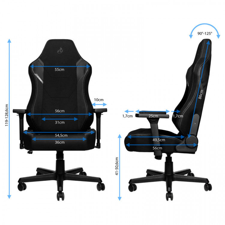 Nitro Concepts X1000 Gaming Chair - Black  X1000 Gaming Chair - Black