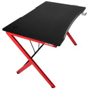 Nitro Concepts D12 Gaming Desk - Black/Red