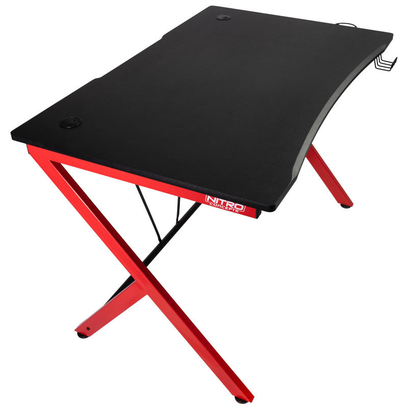 Nitro Concepts D12 Gaming Desk - Black/Red