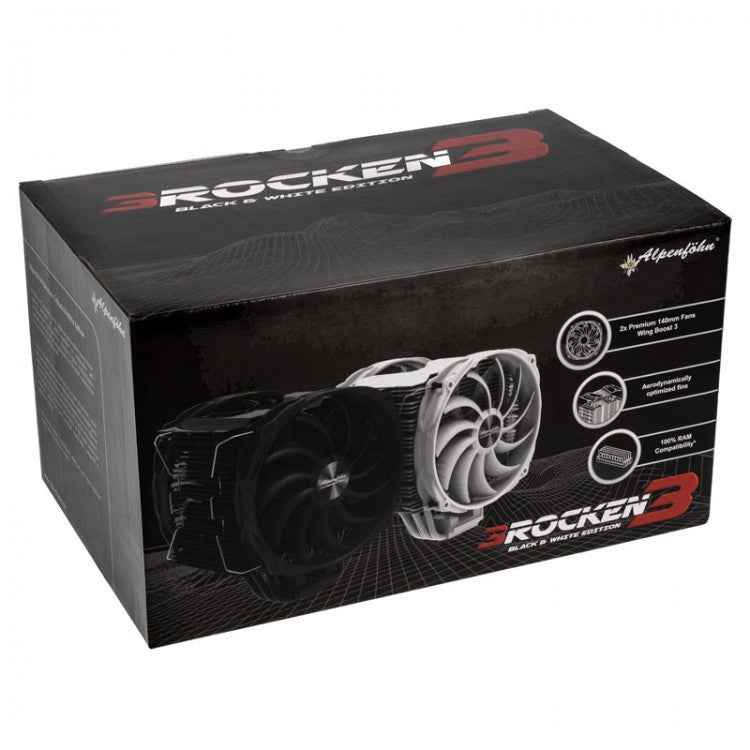 Alpenfohn Brocken 3 Black Edition CPU Cooler Dual Fan Edition - 140mm