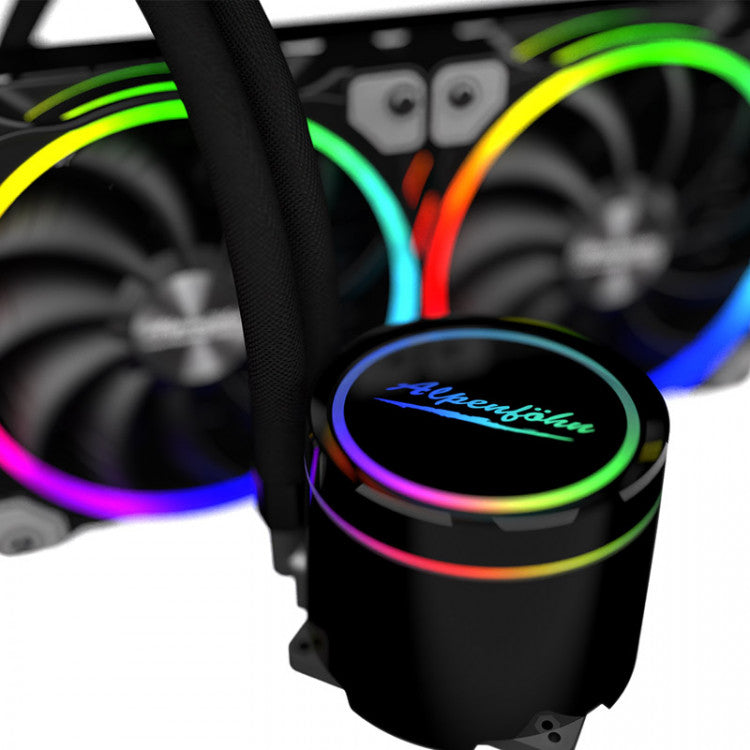Alpenfohn Glacier Water 240 High Speed ARGB CPU Water Cooler - 240mm