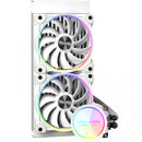 Alpenfohn Glacier Water 240 White High Speed ARGB CPU Water Cooler - 240mm