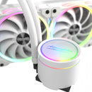 Alpenfohn Glacier Water 280 White High Speed ARGB CPU Water Cooler - 280mm