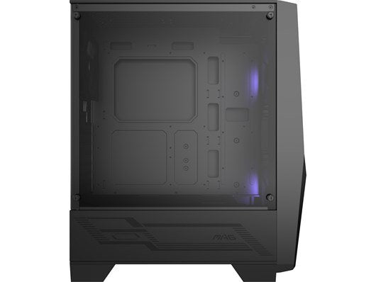 MSI MAG FORGE 100M Mid-Tower RGB Gaming Case - Black Tempered Glass