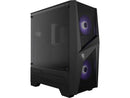 MSI MAG FORGE 100M Mid-Tower RGB Gaming Case - Black Tempered Glass