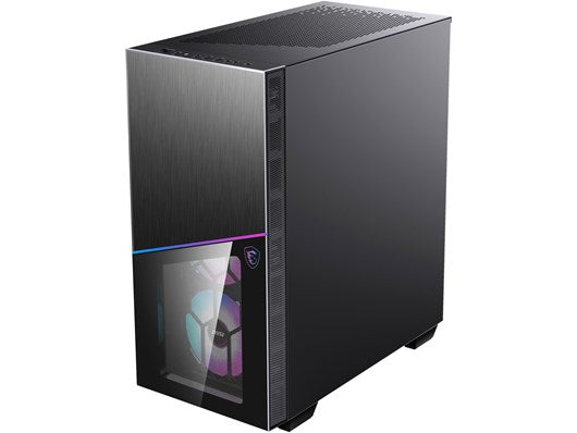 MSI MPG Sekira 100R Mid-Tower ARGB Gaming Case - Black Tempered Glass