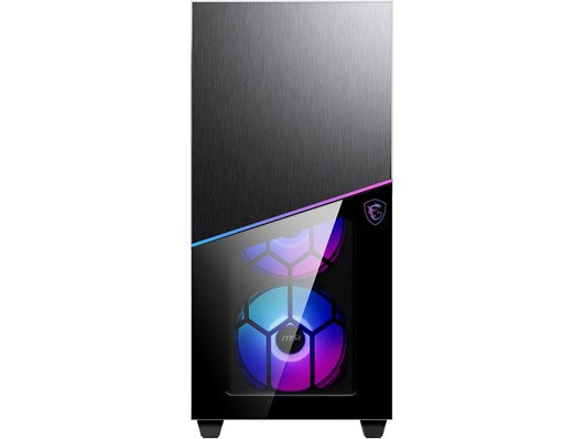 MSI MPG Sekira 100R Mid-Tower ARGB Gaming Case - Black Tempered Glass