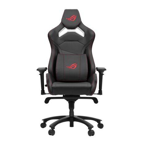 Asus ROG Chariot Core Gaming Chair, Racing-Car Style, Steel Frame, PU Leather, Memory-Foam Lumbar, 4D Armrests, 145° Recline, Tilt & Class 4 Gas Lift