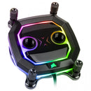 Hydro X Series XC5 RGB Black CPU Water Block for AMD AM4