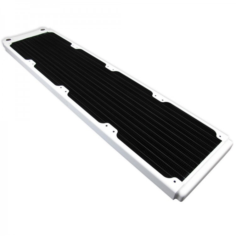 XSPC TX480 Ultra Thin Copper Quad Fan White Radiator - 480mm  TX480 Ultra Thin Copper Quad Fan White Radiator - 480mm