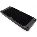 XSPC TX240 Crossflow Ultra Thin Dual Fan Black Radiator - 240mm  TX240 Crossflow Ultra Thin Dual Fan Black Radiator - 240mm