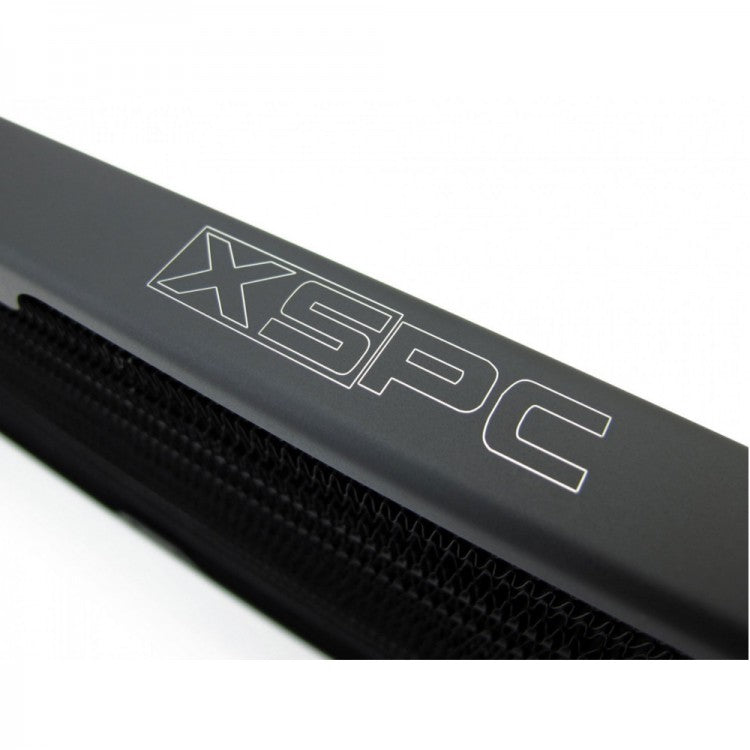 XSPC TX240 Crossflow Ultra Thin Dual Fan Black Radiator - 240mm  TX240 Crossflow Ultra Thin Dual Fan Black Radiator - 240mm