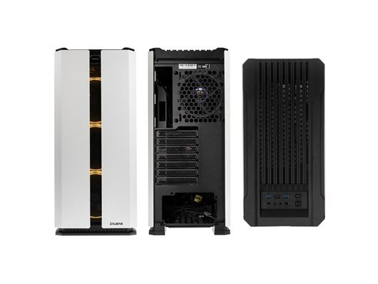 Zalman X3 ARGB Mid-Tower Case - White Tempered Glass