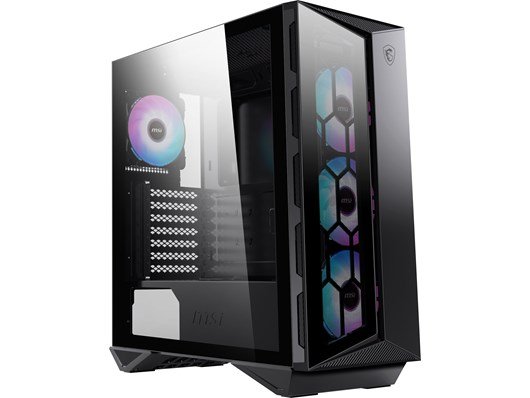 MSI MPG Gungnir 110R Mid-Tower ARGB Gaming Case - Black Tempered Glass