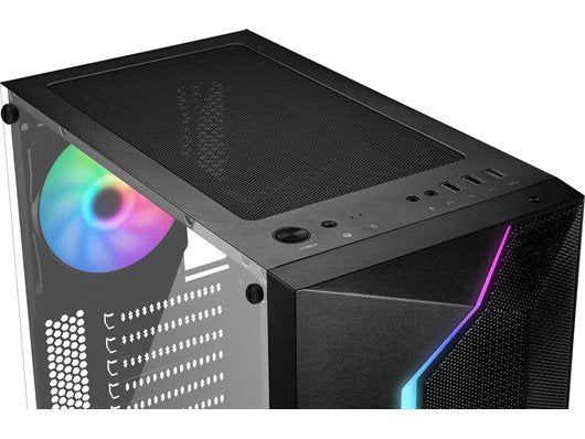 MSI MAG Vampiric 100R Mid-Tower Gaming Case - Black Tempered Glass