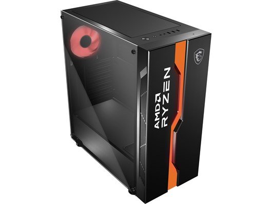 MSI MAG Vampiric 011C "Ryzen Edition" Mid-Tower Gaming Case - Black Tempered Glass