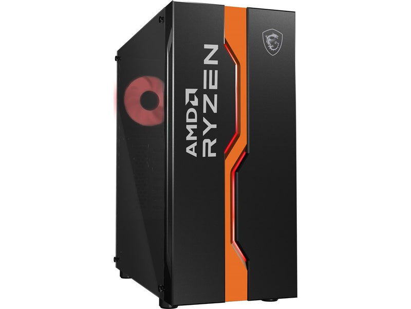 MSI MAG Vampiric 011C "Ryzen Edition" Mid-Tower Gaming Case - Black Tempered Glass
